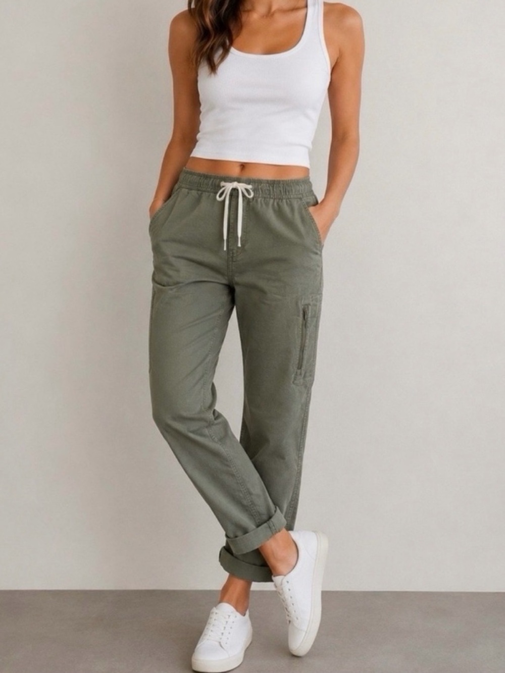 Vuori rip stop pants Olive color XL